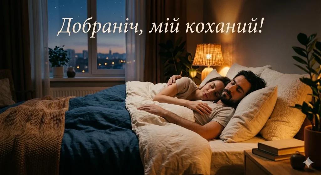 Спокійної ночі, коханий чоловіче: ніжні привітання українською