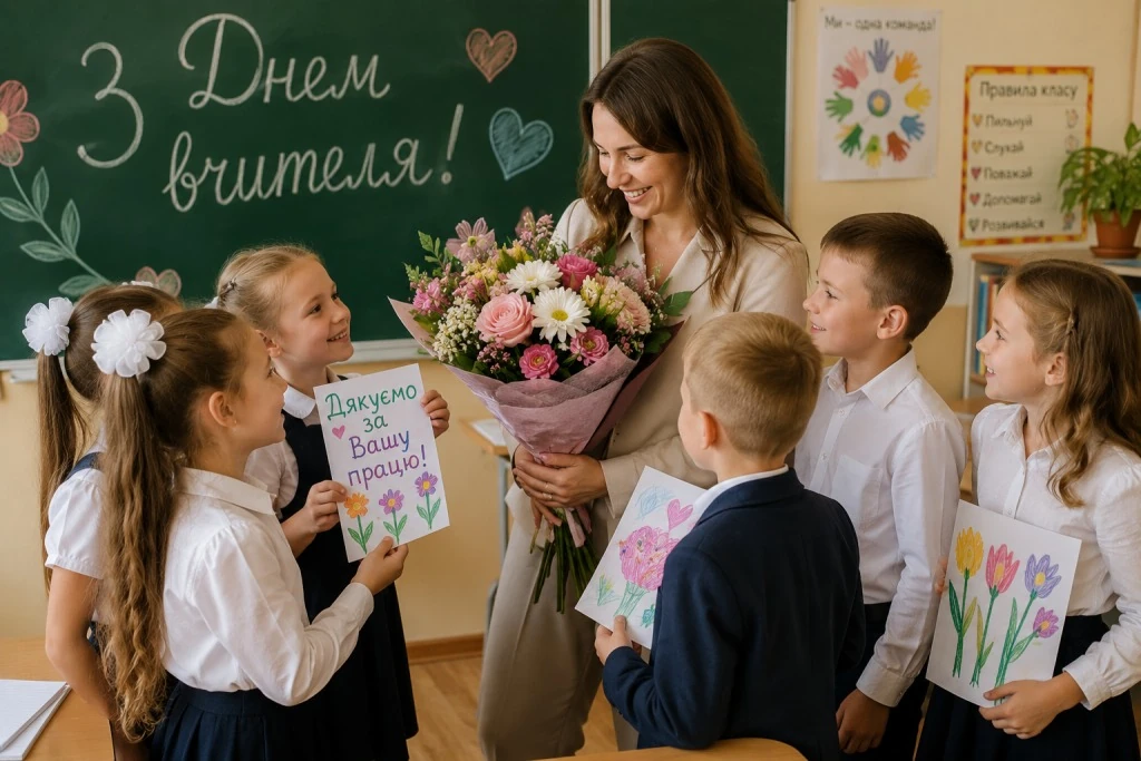 Подяка вчителю: щирі привітання з Днем вчителя від серця