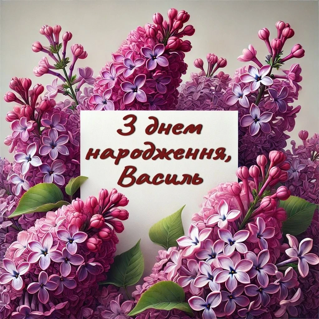 Щирі привітання Васі з днем народження: теплі та поетичні варіанти