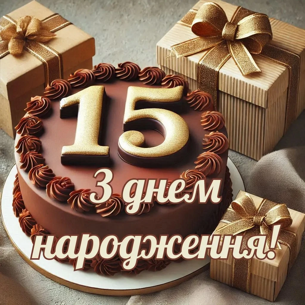 Привітання з днем народження 15 років хлопчику: теплі слова